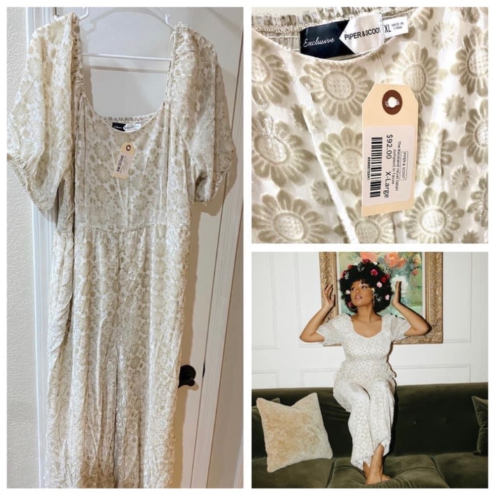 Piper and Scoot Raceland Jumpsuit Jumper XL